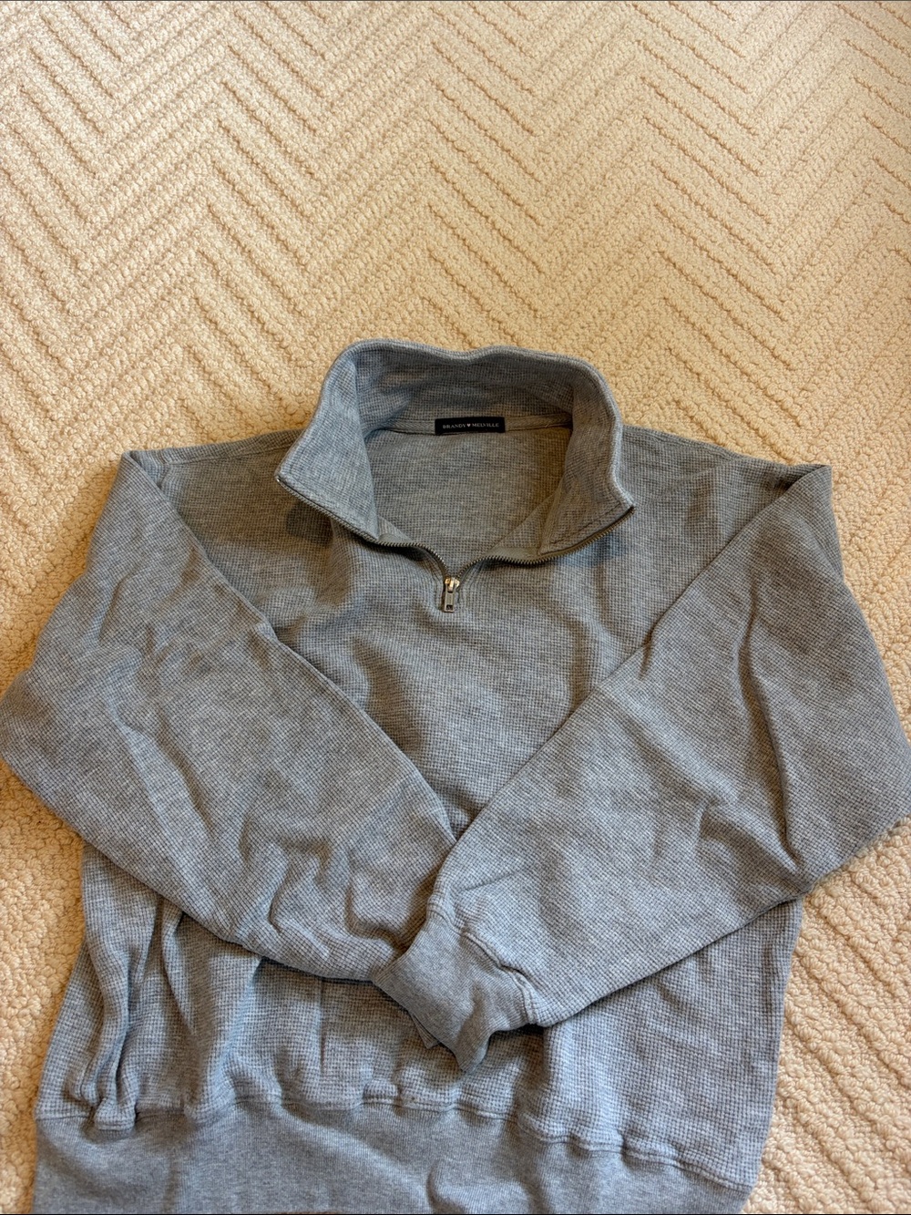 Quarter-Zip women’s Sweater - Gray